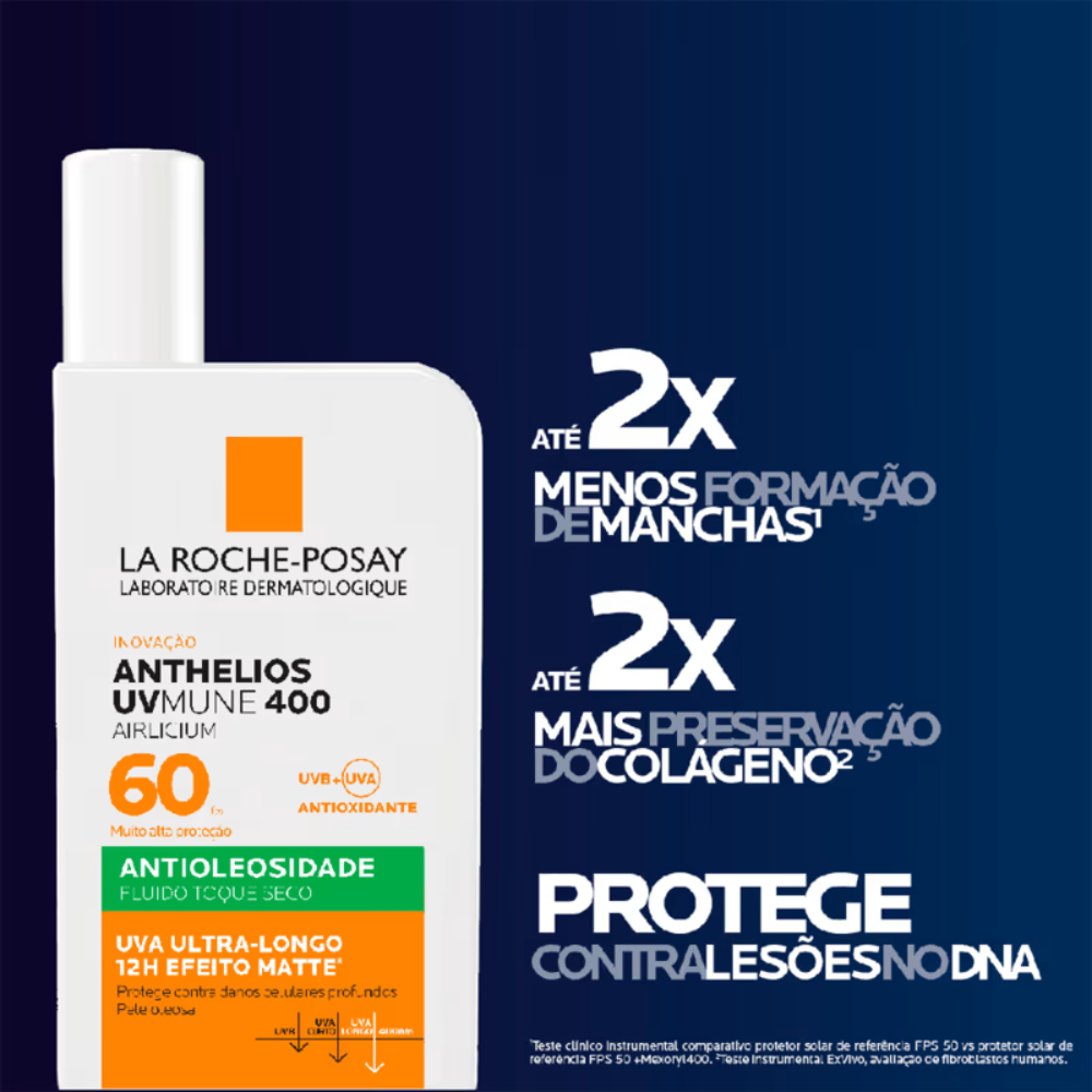 Anthelios UVMune400 Airlicium FPS60 Protetor Solar Facial 40ml - La Roche-Posay