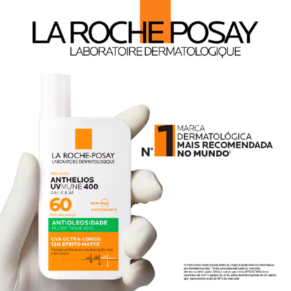 Anthelios UVMune400 Airlicium FPS60 Protetor Solar Facial 40ml - La Roche-Posay