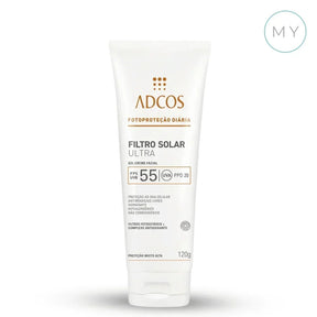 Protetor Solar Ultra Gel Creme Incolor FPS 55 120g - Adcos