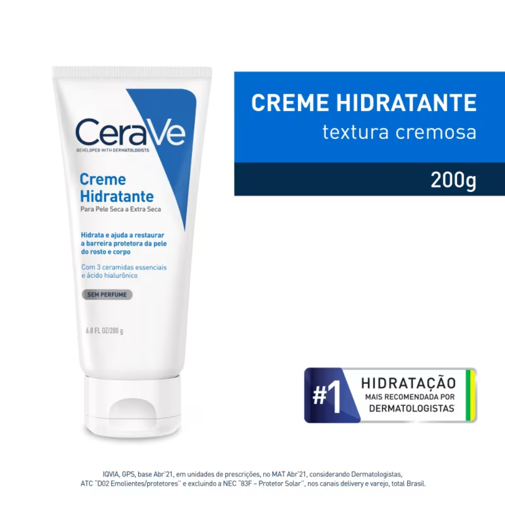 Creme Hidratante Pele Seca a Extra Seca 200g - CeraVe
