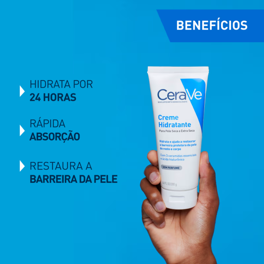 Creme Hidratante Pele Seca a Extra Seca 200g - CeraVe