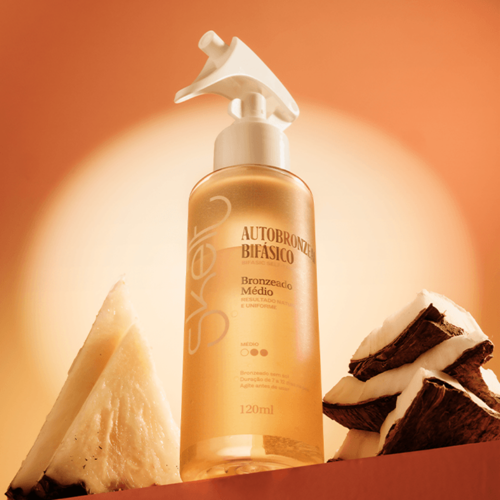 Autobronzeador Bifásico 120ml - Skelt