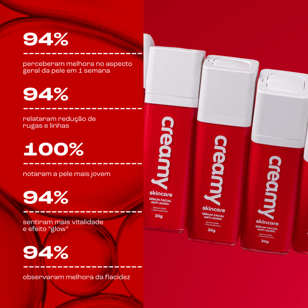 Sérum Anti idade Retinal 30g - Creamy