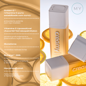 Sérum Antioxidante Clareador Vitamina C Gold 30ml - Creamy