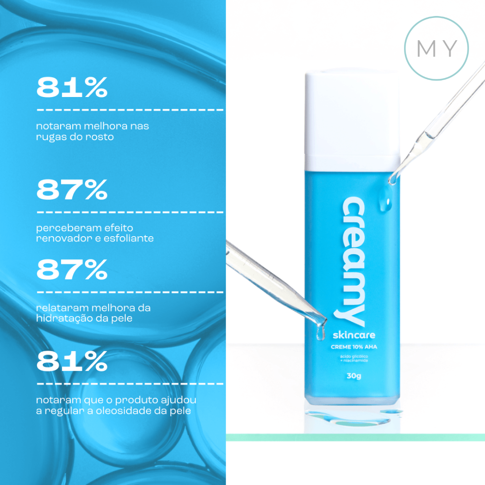 Esfoliante Químico Ácido Glicólico 30g - Creamy