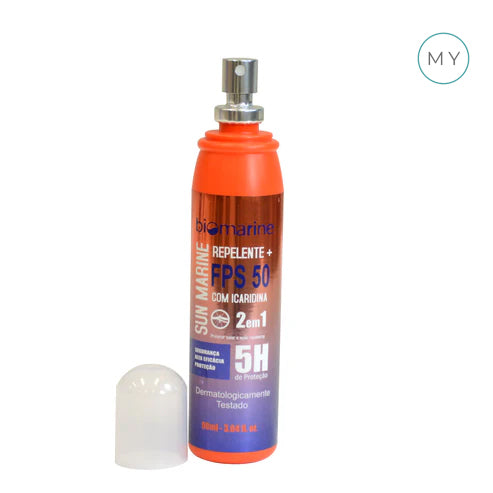 Protetor Solar e Repelente Icaridina Sun Marine FPS 50 - Biomarine